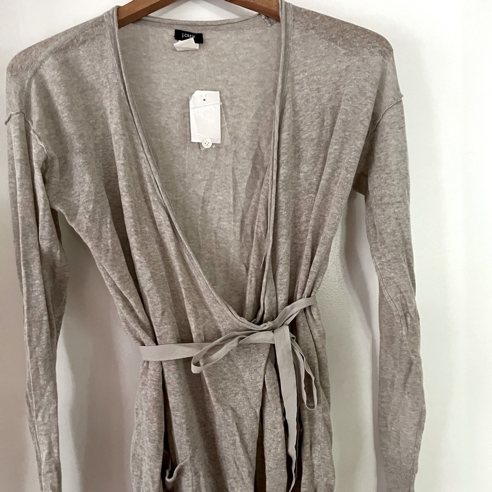 Delicate wrap sweater NWT